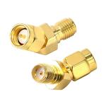 2-Pack Gold-Plated RF FPV Antenna Adapters