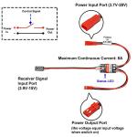 AUX Remote Switch Relay for Drone LED Lights
