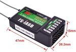 DollaTek FS-iA6B 2.4G 6CH Receiver with Double Antenna