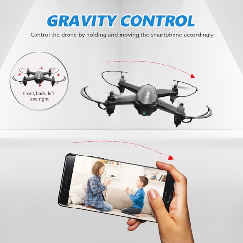 1080P HD FPV Drone with Carrying Case and Batteries