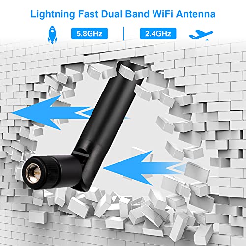 Nelawya Dualband 6dBi SMA Antenna for Drones