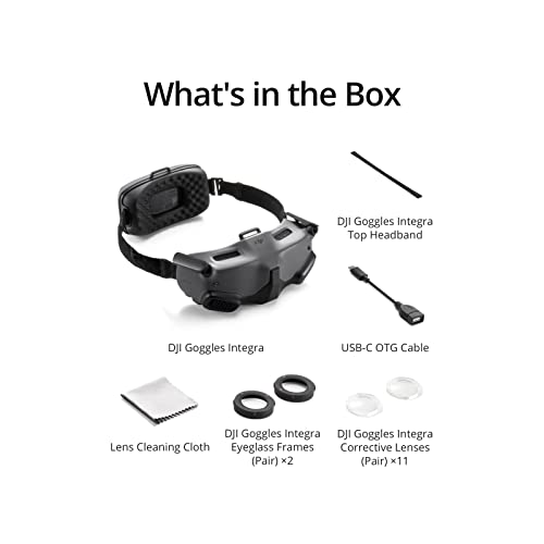 DJI Integra FPV Goggles with Micro-OLED Screens