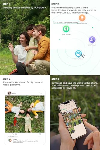 HOVERAir X1 Pocket-Sized Self-Flying Camera Drone