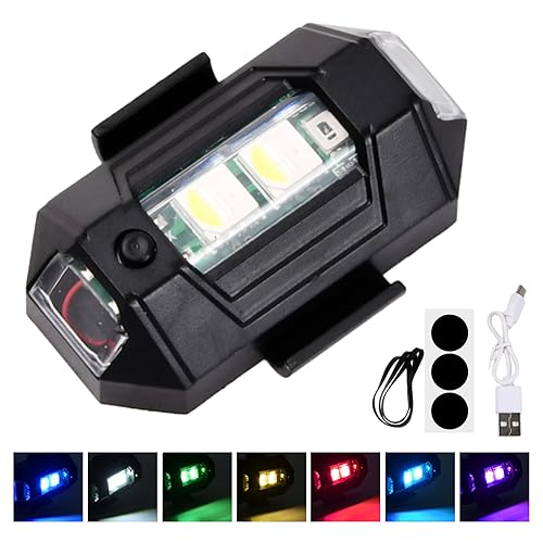 4 LED Strobe Lights for Drones and Bikes