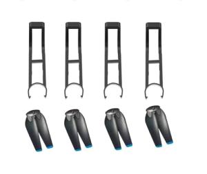 TOPRCBOXS 4PCS Propellers and 4PCS Propeller Guards for H24 Drone