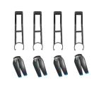 TOPRCBOXS 4PCS Propellers and 4PCS Propeller Guards for H24 Drone