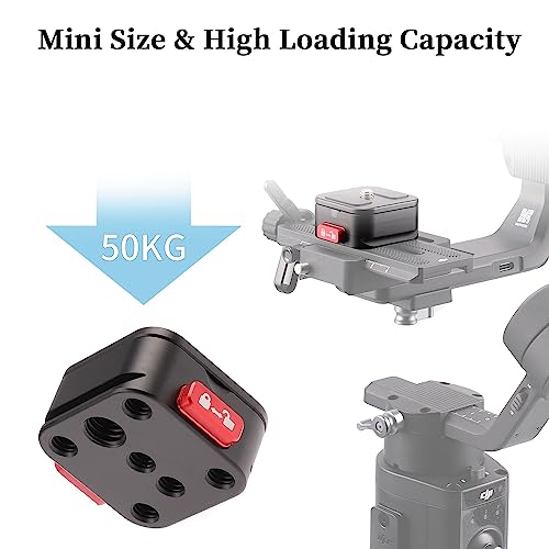 FOTGA Claw Quick-Release Plate Set for Cameras