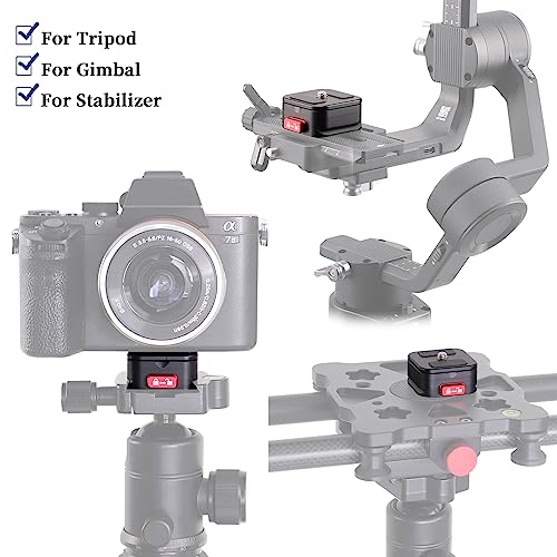 FOTGA Claw Quick-Release Plate Set for Cameras