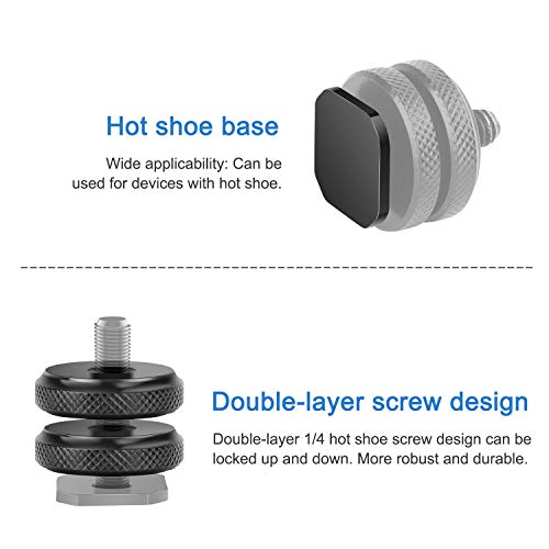 Triple Cold Shoe Mount for Gimbal Stabilizers