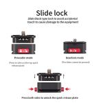 FOTGA Claw Quick-Release Plate Set for Cameras