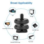 Triple Cold Shoe Mount for Gimbal Stabilizers