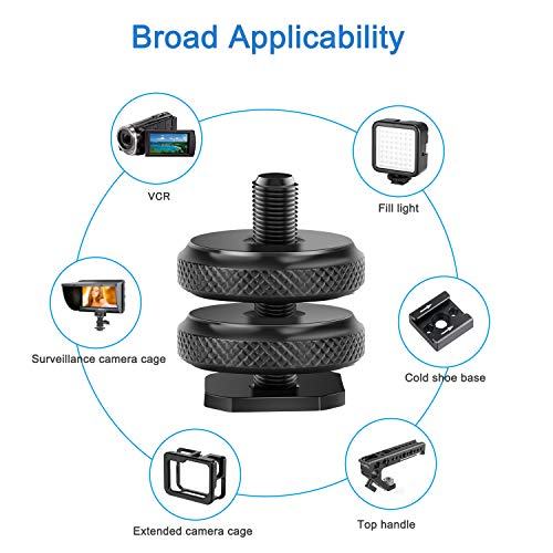 Triple Cold Shoe Mount for Gimbal Stabilizers