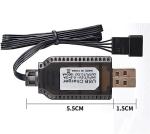 4PCS USB LiPo Battery Charger with SM-4P Connector