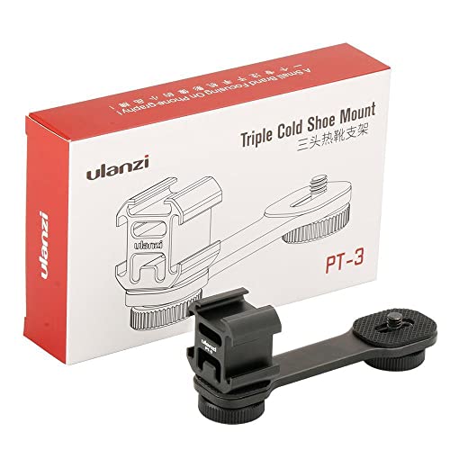 ULANZI PT-3 Triple Cold Shoe Mount Adapter