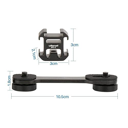 ULANZI PT-3 Triple Cold Shoe Mount Adapter