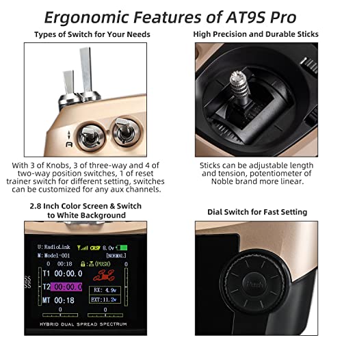 Radiolink AT9S Pro 10/12 Channel RC Remote Control
