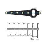 Black Yagi Antenna Signal Boosters for Drones