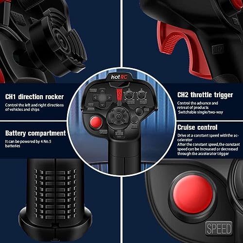 aneegfpv HOTRC DS-4A 2.4G RC Transmitter/Receiver Set