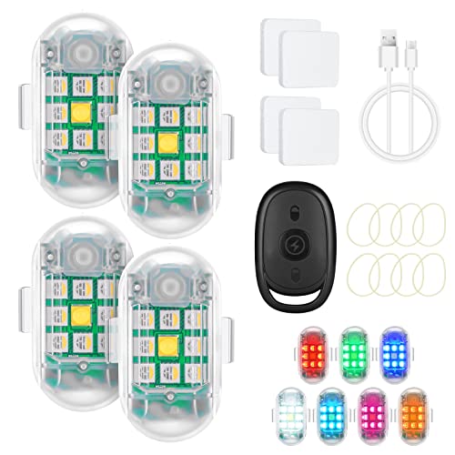 Ainiv 4PCS LED Strobe Lights for Drones