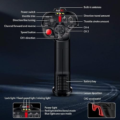 aneegfpv HOTRC DS-4A 2.4G RC Transmitter/Receiver Set