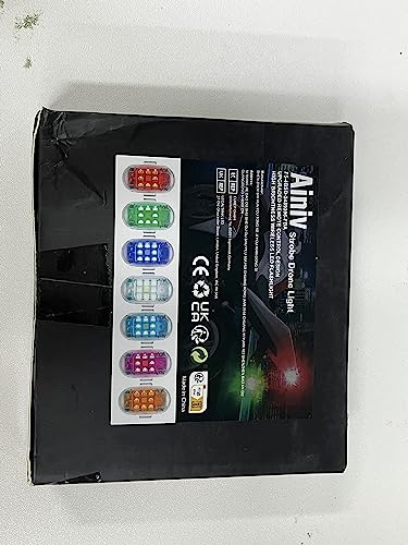 Ainiv 4PCS LED Strobe Lights for Drones