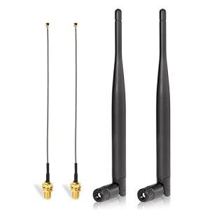 Bingfu Dual Band WiFi Antenna RP-SMA 2-Pack