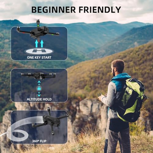 HANNVIW H330 4K Camera Drone for Beginners