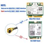 Bingfu Dual Band WiFi Antenna RP-SMA 2-Pack