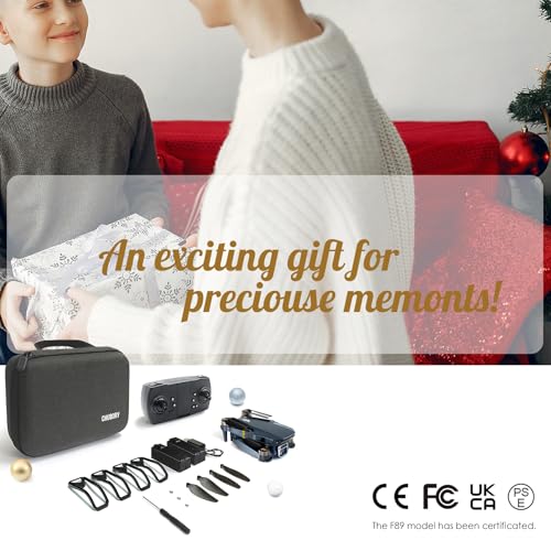 Foldable 2K HD Quadcopter Drone with 40+ Mins Flight