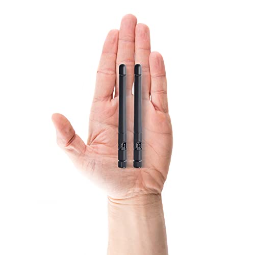 Bingfu 2.4GHz 5GHz 3dBi WiFi Antenna (2-Pack)