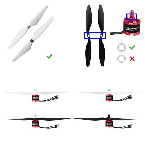 HAWK'S WORK 4Pcs A2212 920KV Brushless Motors