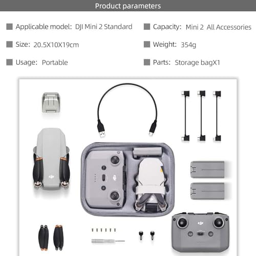 Mini 2 SE Waterproof Shockproof Hard Case Bag