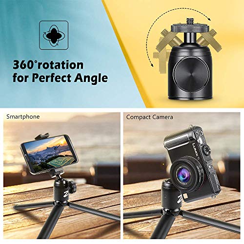 Zeadio Mini Tripod with Ball Head Mount
