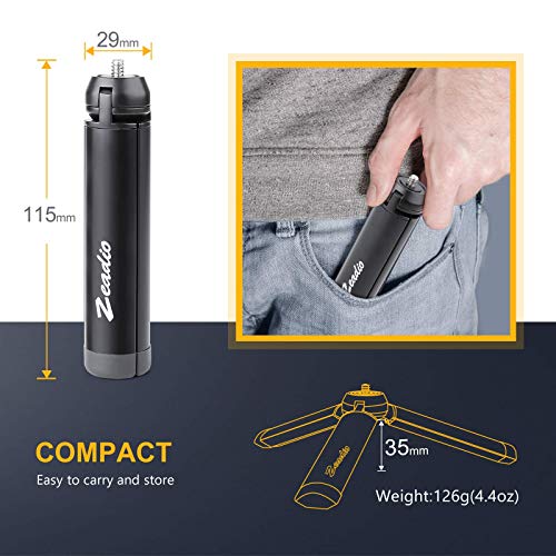 Compact Metal Mini Tripod for Gimbals and Cameras