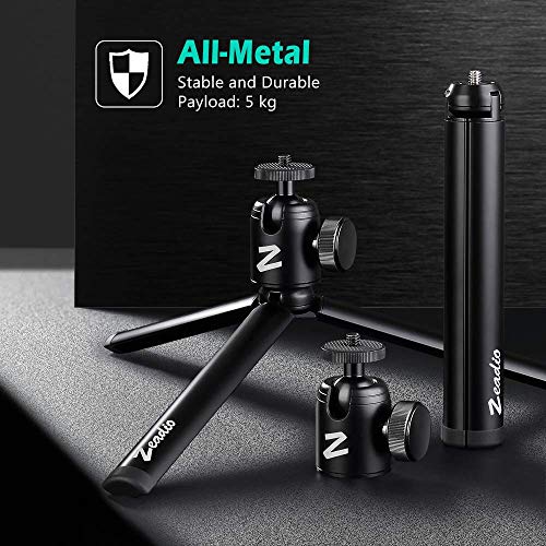 Zeadio Mini Tripod with Ball Head Mount