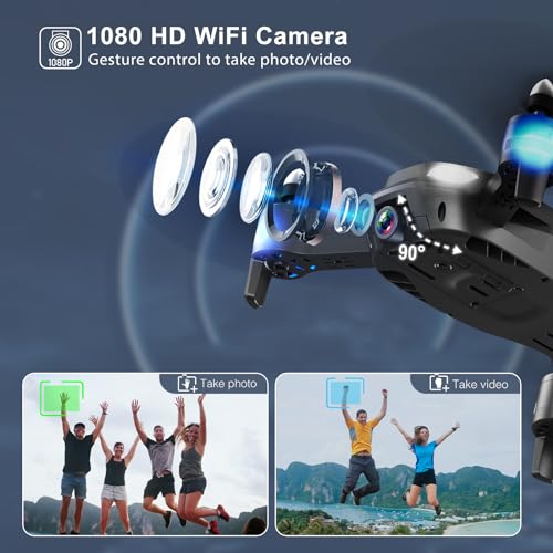 Wipkviey Foldable 1080P HD Camera Drone