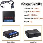 RoaringTop 1S 420mAh 3.7V Lipo Battery & Charger