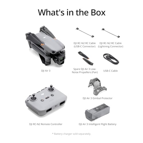 DJI Air 3 Drone with Dual Cameras and 46-Min Flight