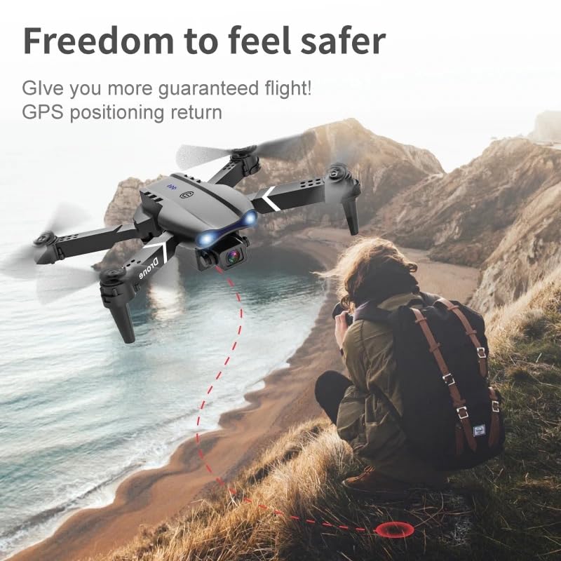SyncTech Max Foldable Drone with Dual HD Camera