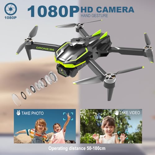 Foldable FPV Drone with 1080P Camera for Kids and Adults