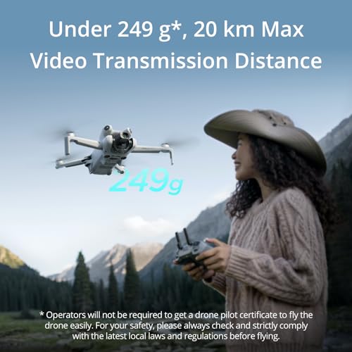 DJI Mini 4 Pro Folding Mini-Drone with 4K Camera