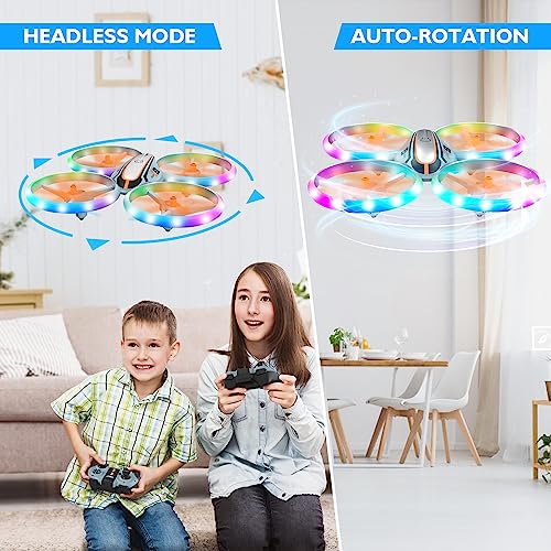 i9 Drone for Kids with Colorful Lights, Headless Mode, Flip