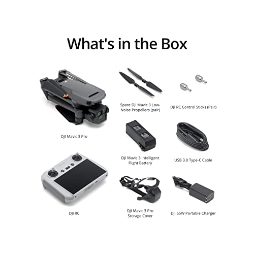 DJI Mavic 3 Pro Triple-Camera Drone Bundle