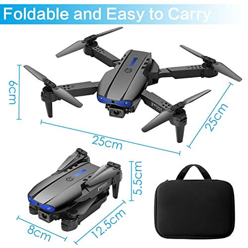 Kids' Foldable Mini Drone with Camera - 3 Batteries