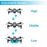 Kids' Foldable Mini Drone with Camera - 3 Batteries