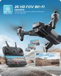 DEERC D10 Foldable Drone with 2K Camera
