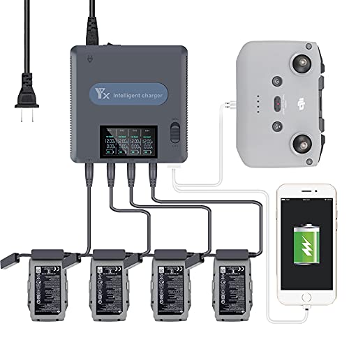 6-in-1 Charger for DJI Drones and Controller