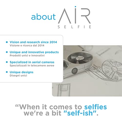 AirSelfie Pocket Drone with 12MP Camera - Blue