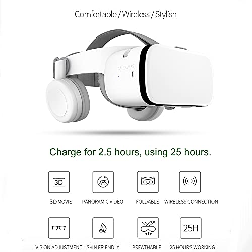 Wireless VR Headset for Phones & Games