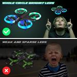 LED Mini Drone for Kids - Headless Mode